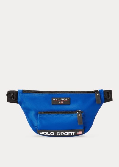 Bolsa Cinturon Polo Ralph Lauren Hombre Azul Rey Azules - Polo Sport Nylon - NFTDX7541